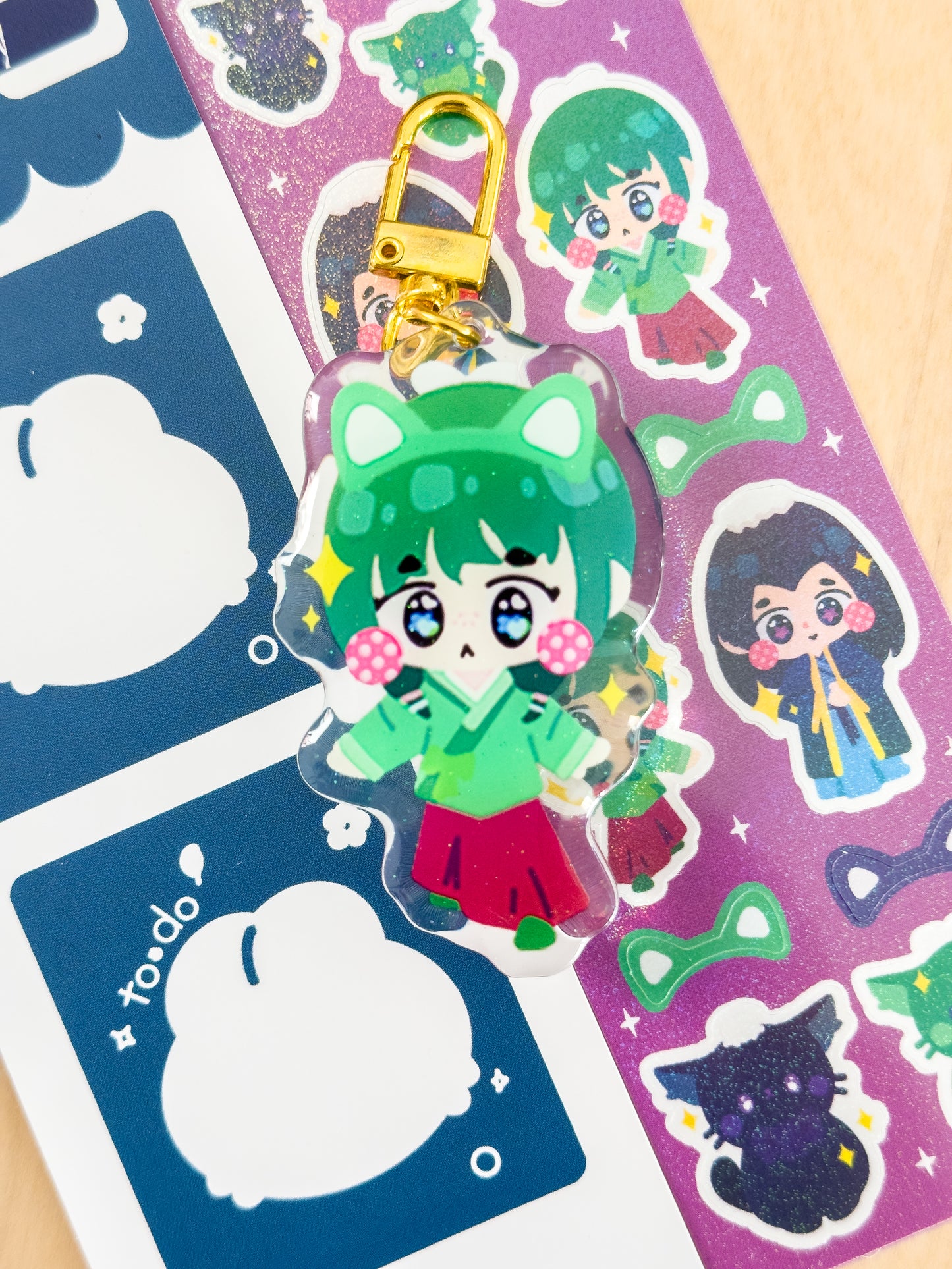 Apxthxcxry Dxxrxxs Mxo Mxo: Acrylic Keychain
