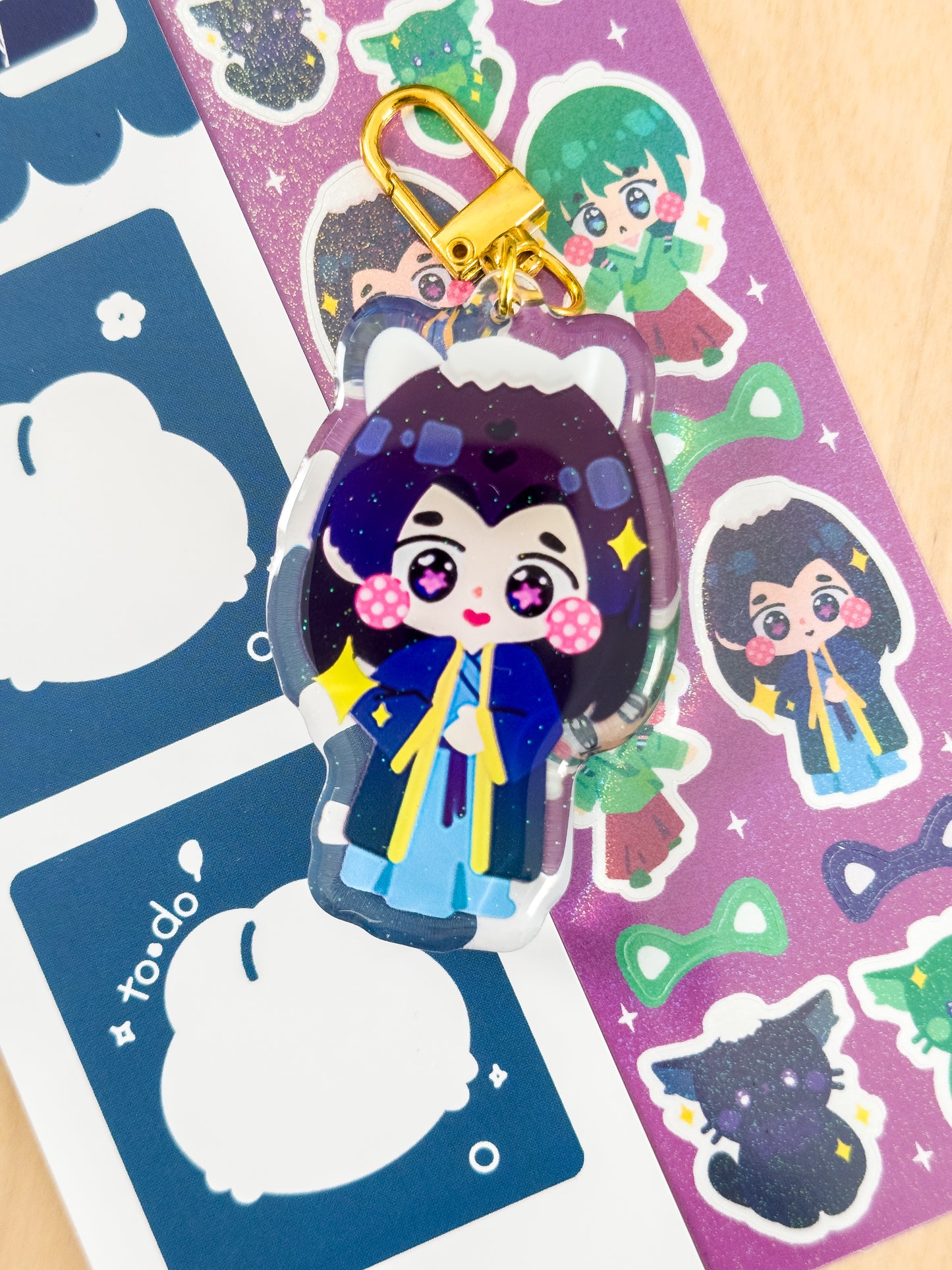 Apxthxcxry Dxxrxxs Jxnshx: Acrylic Keychain