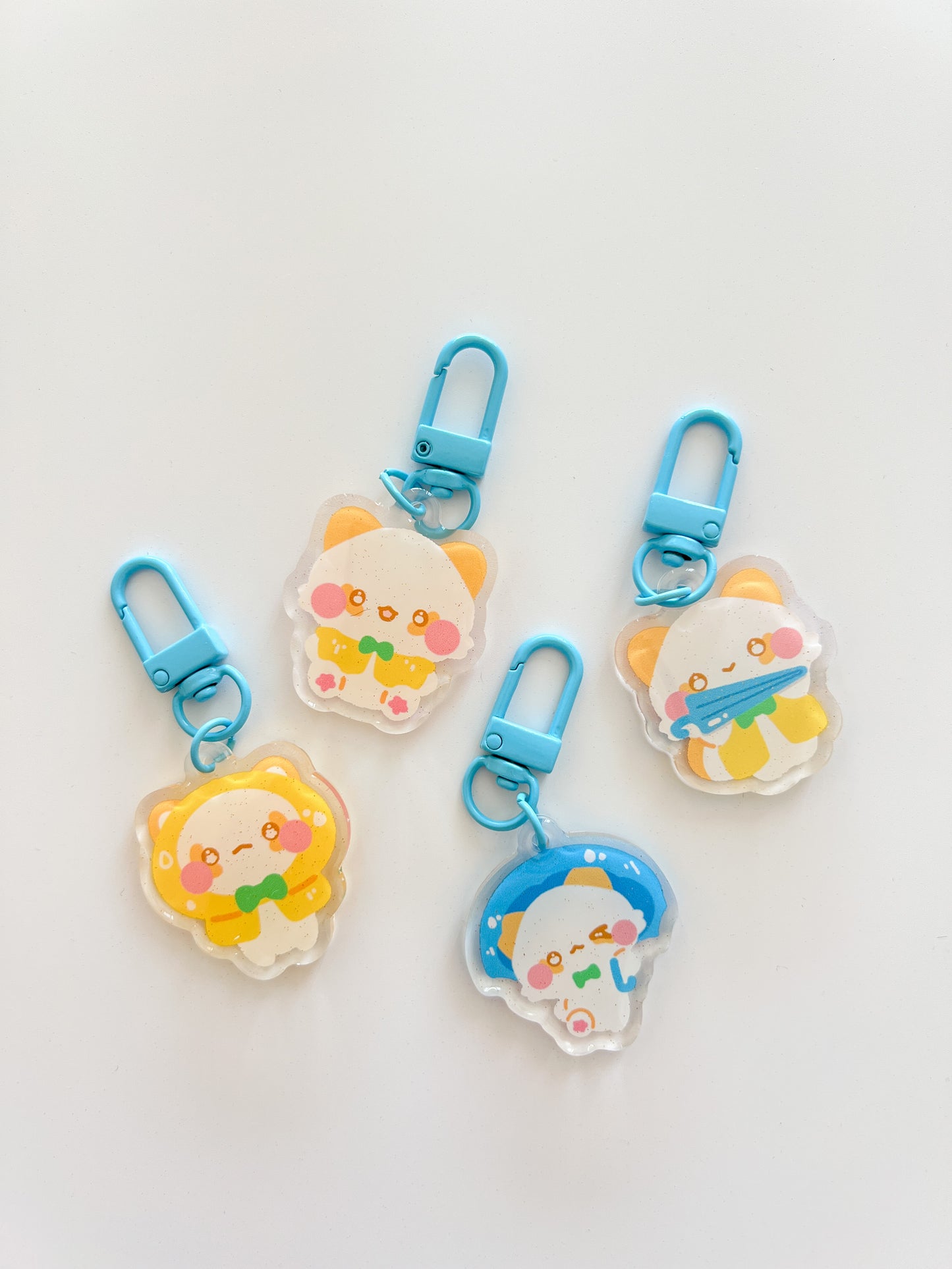 Rainy Day Tanuki: Acrylic Keychain Blind Box