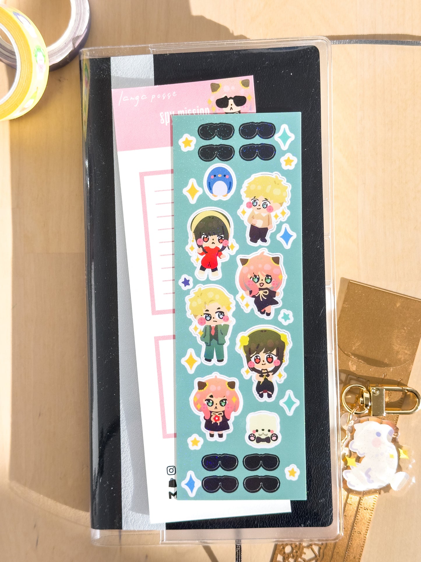 Sp(x) x Fxmxly: Glitter Deco Sticker Sheet