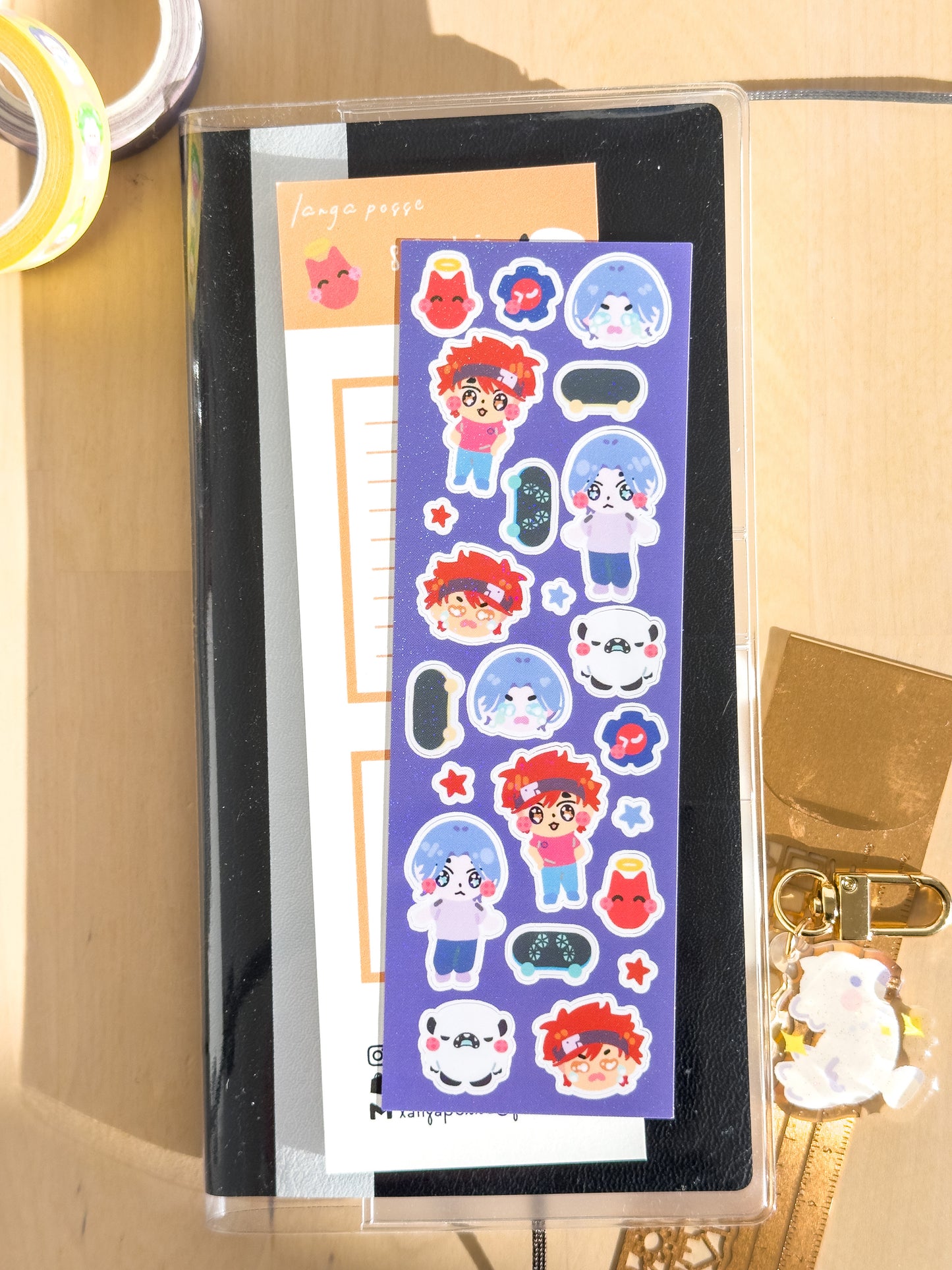 SK(8) the Infxnxty: Glitter Deco Sticker Sheet