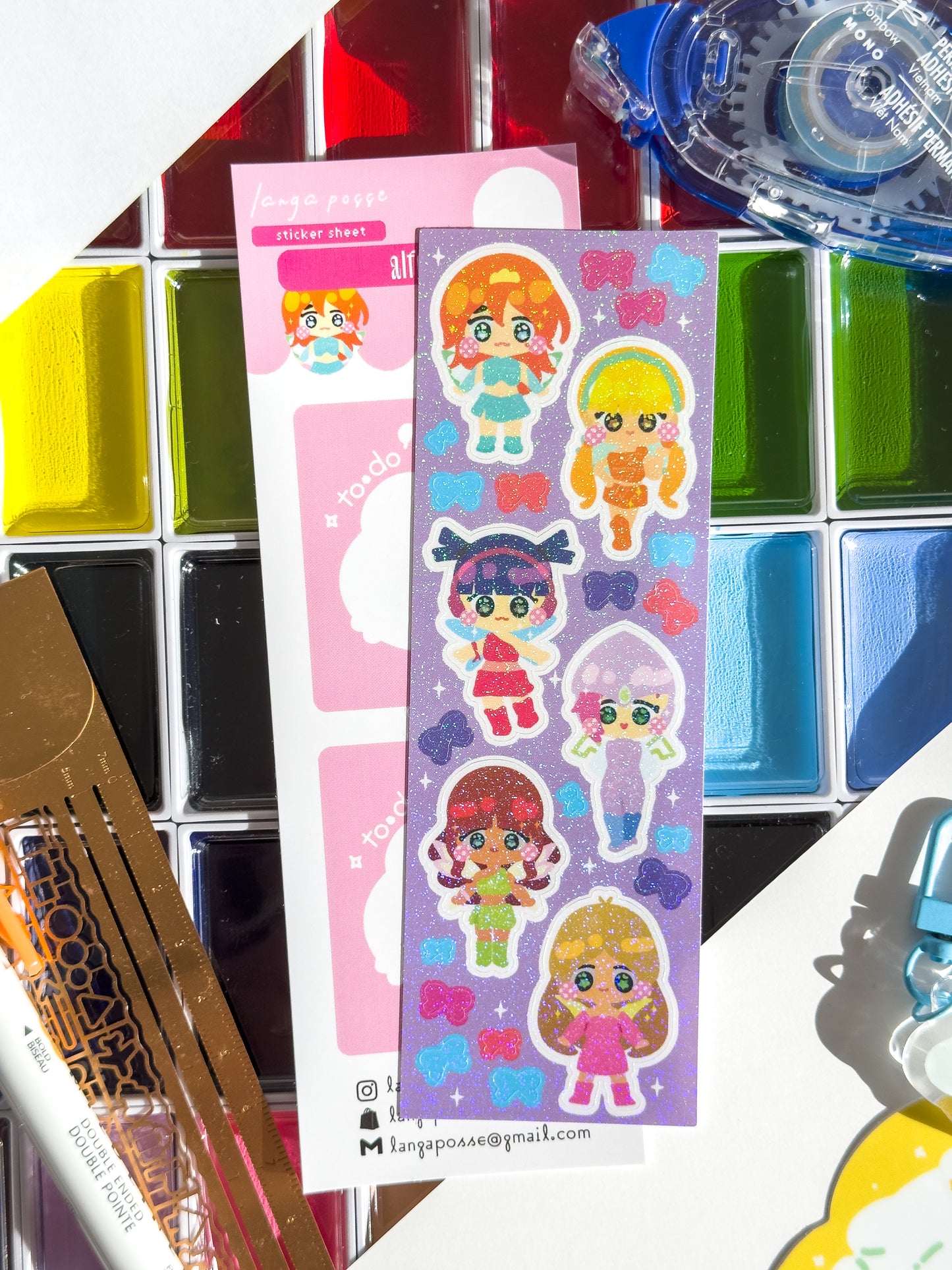 Winx Clxb: Glitter Deco Sticker Sheet