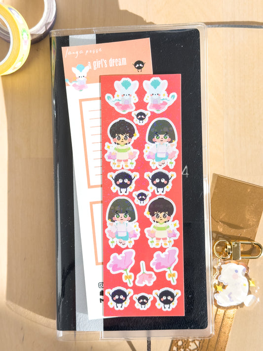 Spiritxd Awxy: Glitter Deco Sticker Sheet